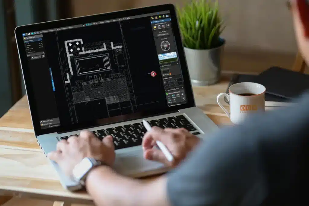 CAD Software used by an OGS Staff member during the consultation process.